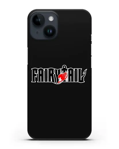 Чехол аниме Хвост феи - Лого силиконовый для iPhone 14