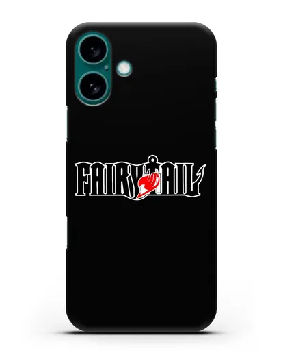 Чехол аниме Хвост феи - Лого силиконовый для iPhone 16 Plus