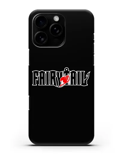 Чехол аниме Хвост феи - Лого силиконовый для iPhone 16 Pro Max