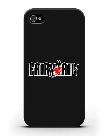 Чехол аниме Хвост феи - Лого силиконовый для iPhone 4/4s