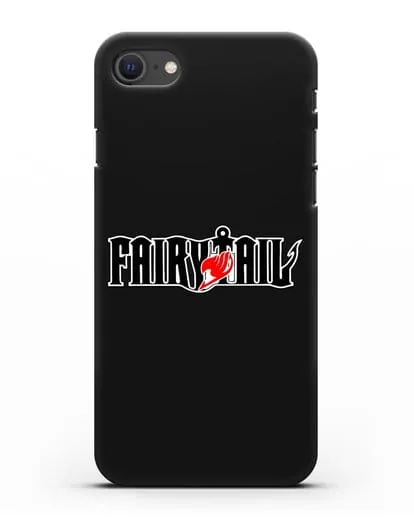 Чехол аниме Хвост феи - Лого силиконовый для iPhone SE 2020