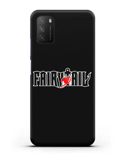 Чехол аниме Хвост феи - Лого силиконовый для Xiaomi Poco M3