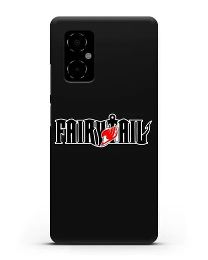 Чехол аниме Хвост феи - Лого силиконовый для Xiaomi Poco M4 5G