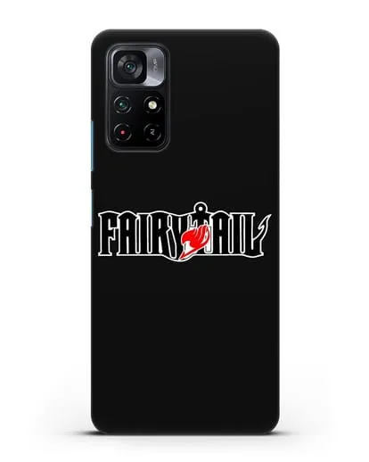 Чехол аниме Хвост феи - Лого силиконовый для Xiaomi Poco M4 Pro 5G