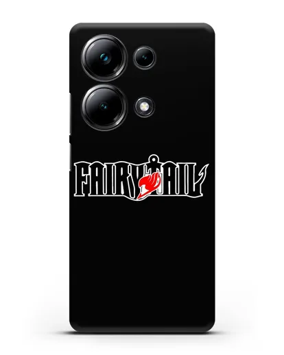 Чехол аниме Хвост феи - Лого силиконовый для Xiaomi Poco M6 Pro