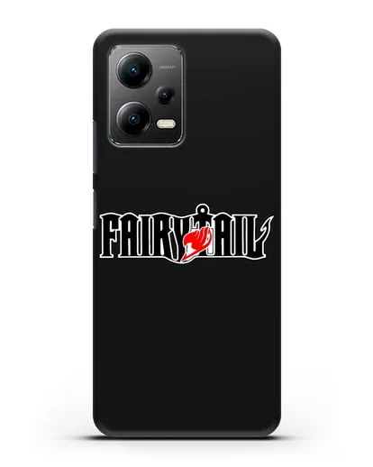 Чехол аниме Хвост феи - Лого силиконовый для Xiaomi Poco X5