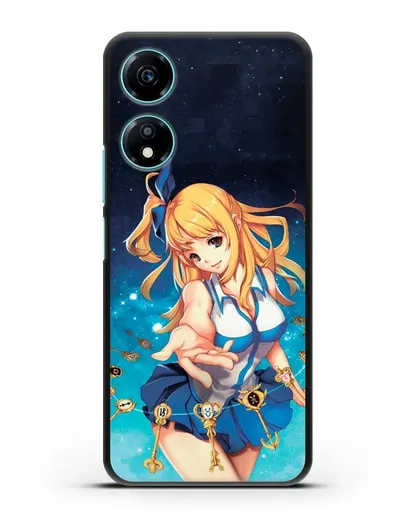 Чехол аниме Хвост феи - Люси силиконовый для Honor X5 Plus