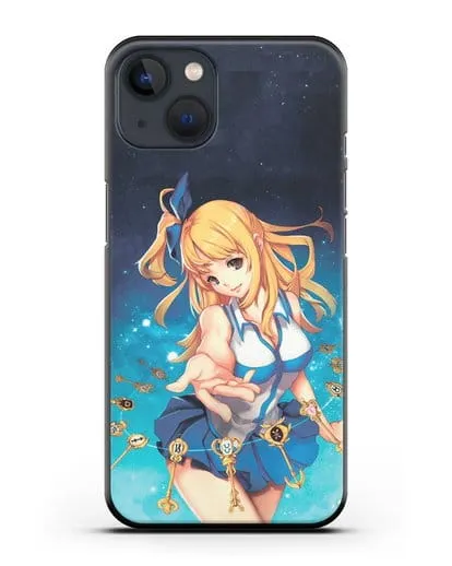 Чехол аниме Хвост феи - Люси силиконовый для iPhone 13 Mini