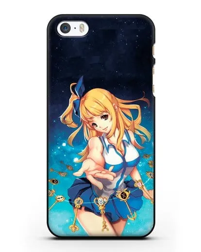 Чехол аниме Хвост феи - Люси силиконовый для iPhone 5/5s/SE