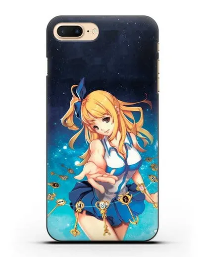 Чехол аниме Хвост феи - Люси силиконовый для iPhone 8 Plus