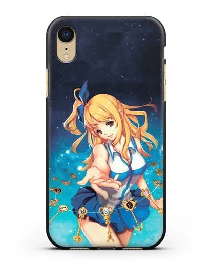 Чехол аниме Хвост феи - Люси силиконовый для iPhone XR