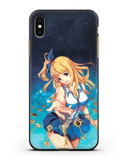 Чехол аниме Хвост феи - Люси силиконовый для iPhone XS Max