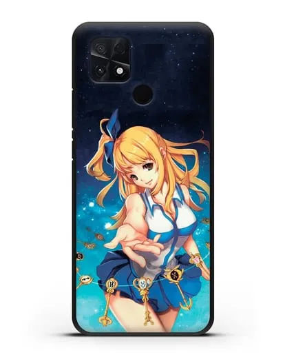 Чехол аниме Хвост феи - Люси силиконовый для Xiaomi Poco C40