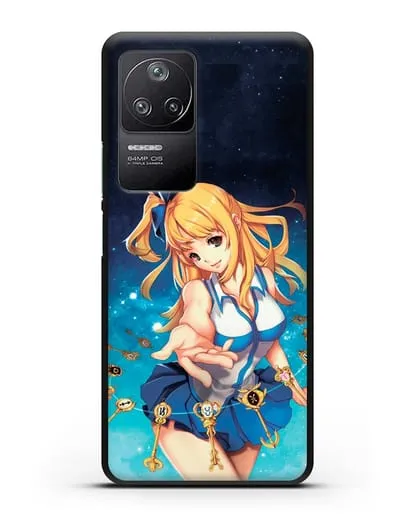 Чехол аниме Хвост феи - Люси силиконовый для Xiaomi Poco F4