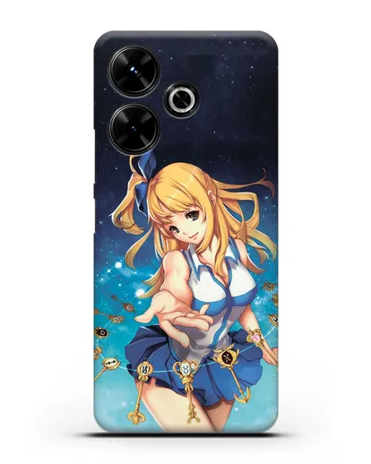 Чехол аниме Хвост феи - Люси силиконовый для Xiaomi Poco M6