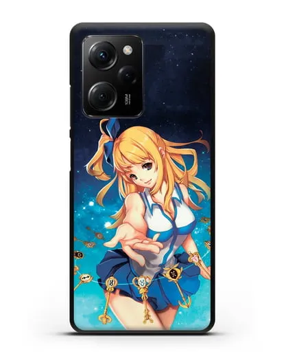 Чехол аниме Хвост феи - Люси силиконовый для Xiaomi Poco X5 Pro