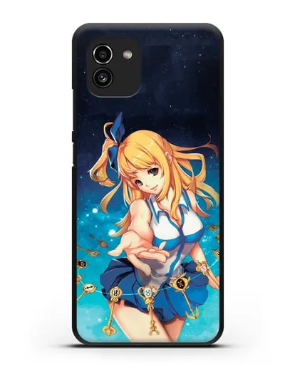 Чехол аниме Хвост феи - Люси силиконовый для Samsung Galaxy A03 [SM-A035]