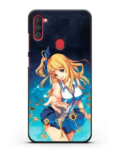 Чехол аниме Хвост феи - Люси силиконовый для Samsung Galaxy A11 [SM-A115F]