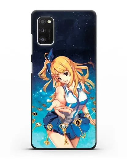 Чехол аниме Хвост феи - Люси силиконовый для Samsung Galaxy A41 [SM-A415F]