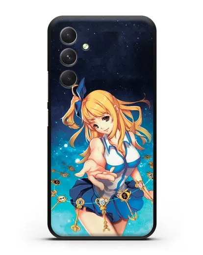 Чехол аниме Хвост феи - Люси силиконовый для Samsung Galaxy A54 [SM-A536]