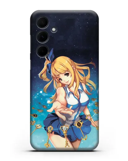 Чехол аниме Хвост феи - Люси силиконовый для Samsung Galaxy A55 [SM-A556]