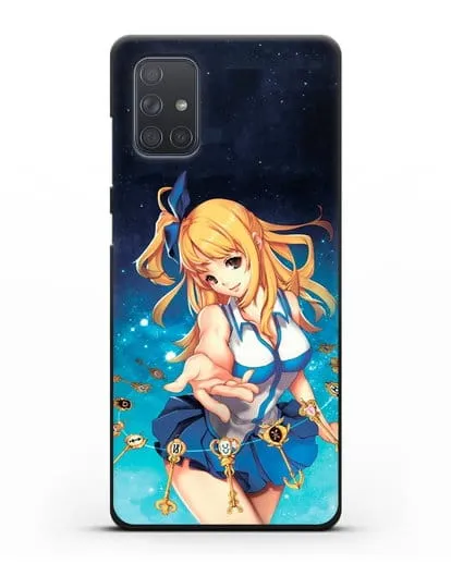 Чехол аниме Хвост феи - Люси силиконовый для Samsung Galaxy A71 [SM-A715F]