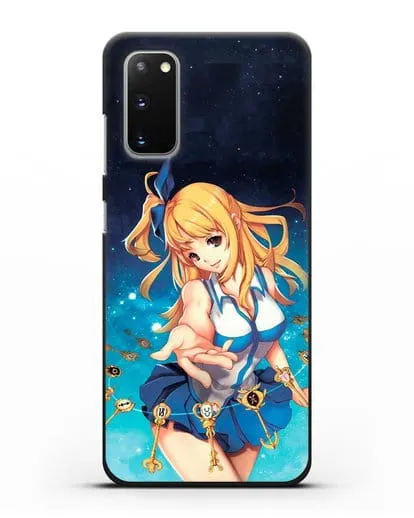 Чехол аниме Хвост феи - Люси силиконовый для Samsung Galaxy S20 [SM-G980F]