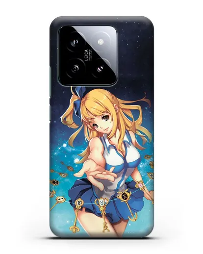 Чехол аниме Хвост феи - Люси силиконовый для Xiaomi 14