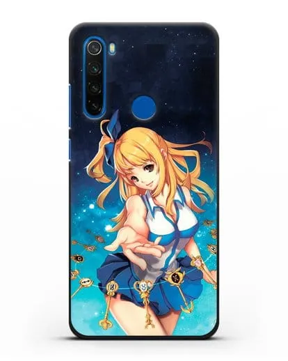 Чехол аниме Хвост феи - Люси силиконовый для Xiaomi Redmi Note 8