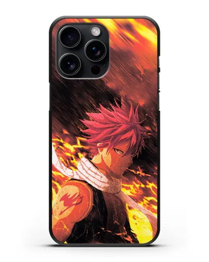 Чехол аниме Хвост феи - Нацу силиконовый для iPhone 15 Pro Max