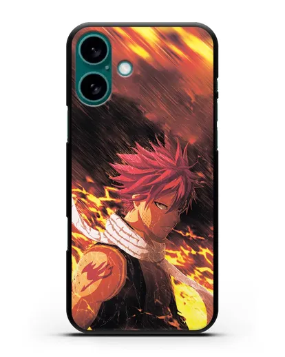 Чехол аниме Хвост феи - Нацу силиконовый для iPhone 16 Plus