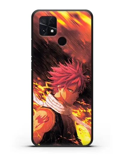 Чехол аниме Хвост феи - Нацу силиконовый для Xiaomi Poco C40