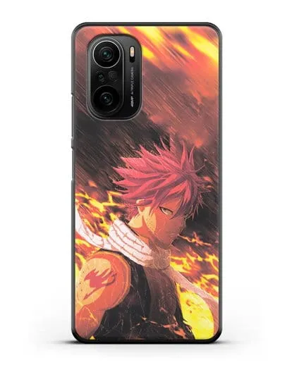 Чехол аниме Хвост феи - Нацу силиконовый для Xiaomi Poco F3