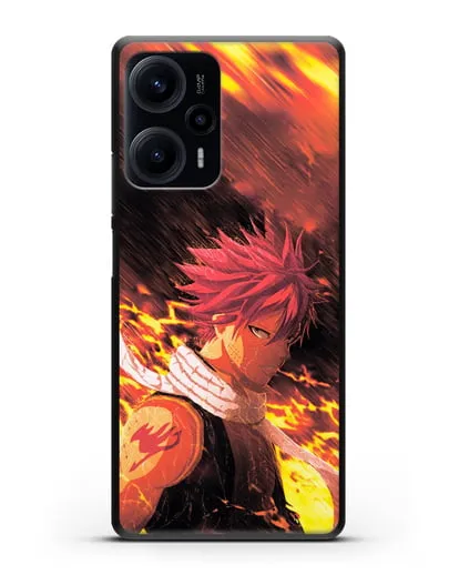 Чехол аниме Хвост феи - Нацу силиконовый для Xiaomi Poco F5