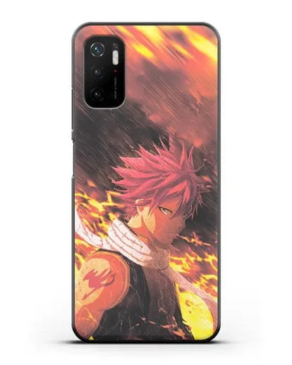 Чехол аниме Хвост феи - Нацу силиконовый для Xiaomi Poco M3 Pro