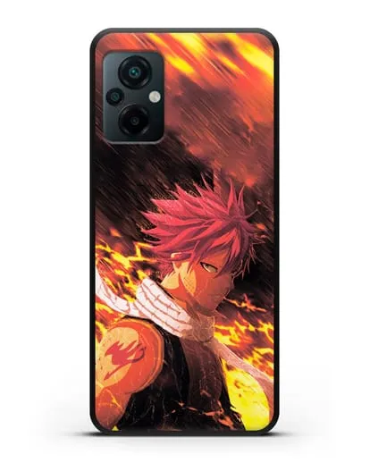 Чехол аниме Хвост феи - Нацу силиконовый для Xiaomi Poco M5