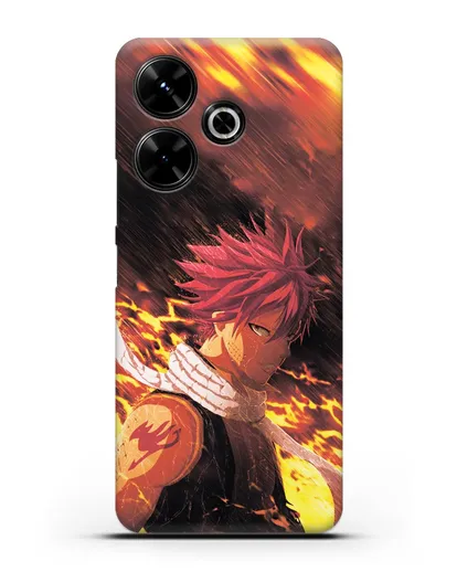 Чехол аниме Хвост феи - Нацу силиконовый для Xiaomi Poco M6