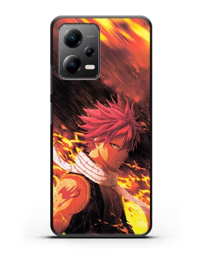 Чехол аниме Хвост феи - Нацу силиконовый для Xiaomi Poco X5