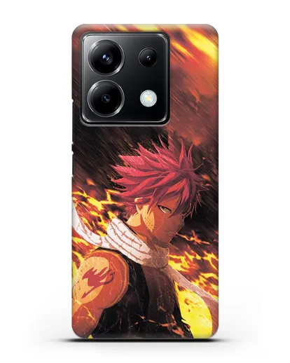 Чехол аниме Хвост феи - Нацу силиконовый для Xiaomi Poco X6