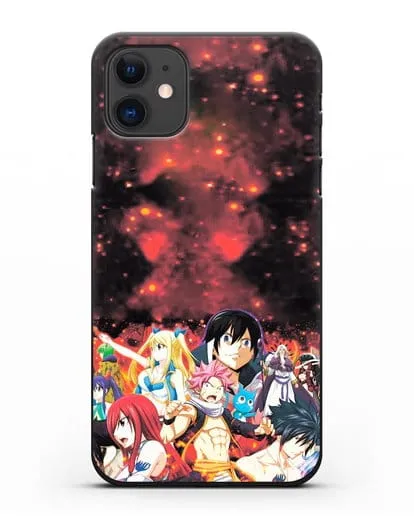 Чехол аниме Хвост феи - Хвост феи силиконовый для iPhone 11