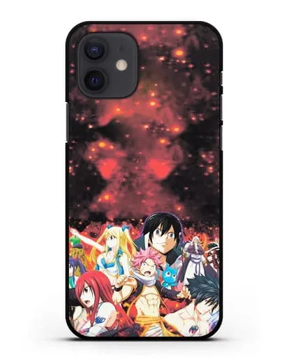 Чехол аниме Хвост феи - Хвост феи силиконовый для iPhone 12