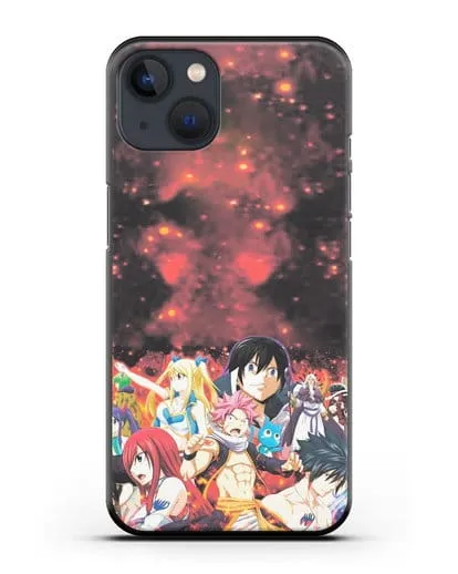 Чехол аниме Хвост феи - Хвост феи силиконовый для iPhone 13 Mini