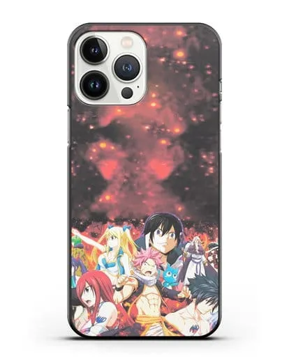 Чехол аниме Хвост феи - Хвост феи силиконовый для iPhone 13 Pro Max