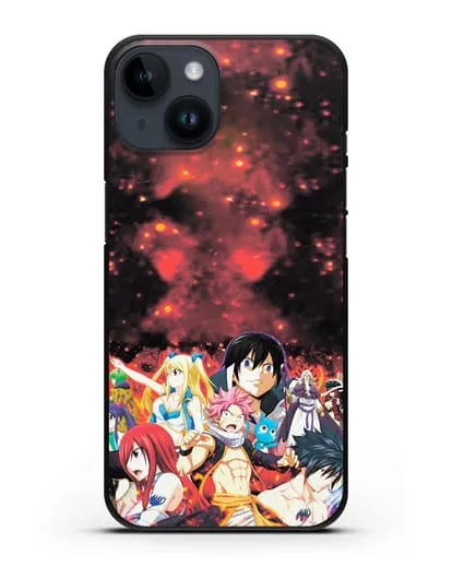 Чехол аниме Хвост феи - Хвост феи силиконовый для iPhone 14