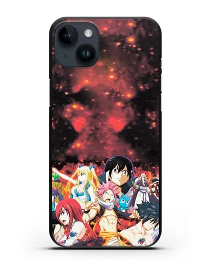 Чехол аниме Хвост феи - Хвост феи силиконовый для iPhone 14 Plus