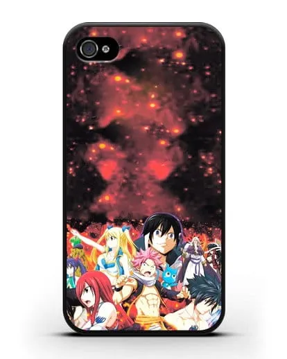 Чехол аниме Хвост феи - Хвост феи силиконовый для iPhone 4/4s