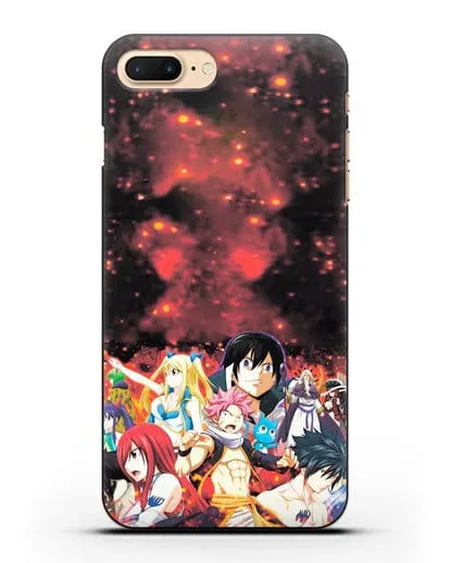 Чехол аниме Хвост феи - Хвост феи силиконовый для iPhone 8 Plus