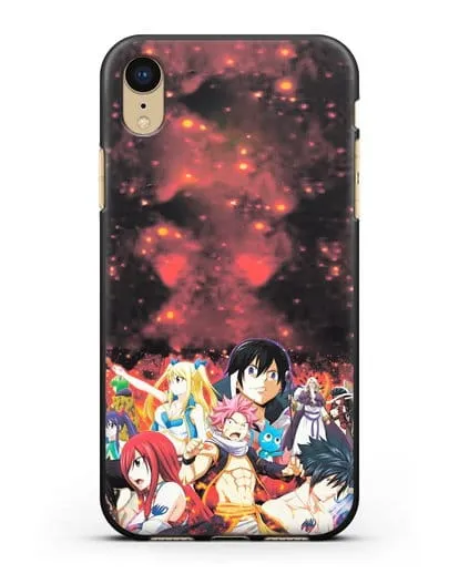 Чехол аниме Хвост феи - Хвост феи силиконовый для iPhone XR