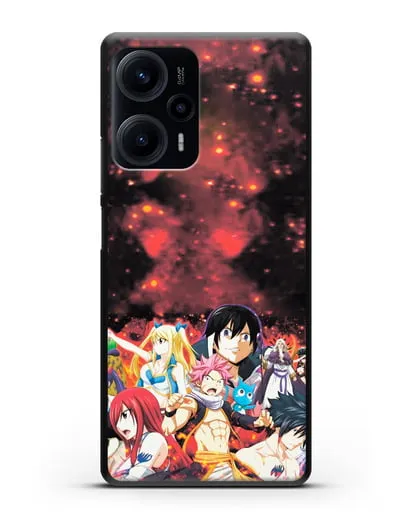 Чехол аниме Хвост феи - Хвост феи силиконовый для Xiaomi Poco F5