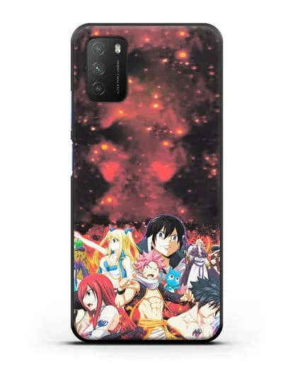 Чехол аниме Хвост феи - Хвост феи силиконовый для Xiaomi Poco M3